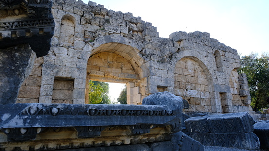 The most famous ancient city of Anatolia; perge