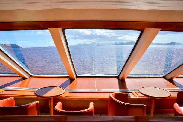 istock Interior of a cruise boat 1800065129