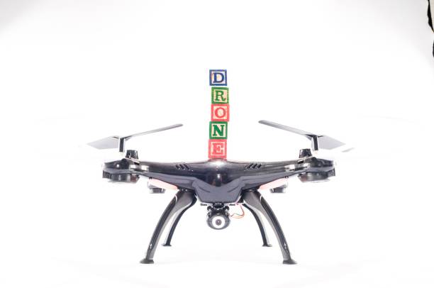 istock Modern Technology Copter closeup Aircraft Drone 1800065150