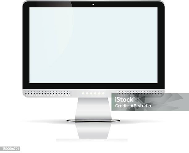 Ícone De Lcd - Arte vetorial de stock e mais imagens de Monitor de Computador - Monitor de Computador, Ecrã de dispositivo, Ninguém