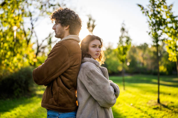 Couple in park