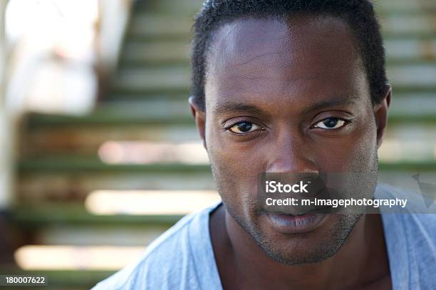 Portrait Of An Attractive African American Man Stock Photo - Download Image Now - 25-29 Years, Adult, Adults Only