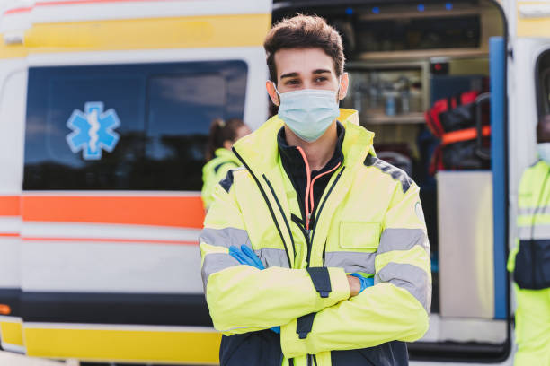 istock young paramedic portrait 1800116893