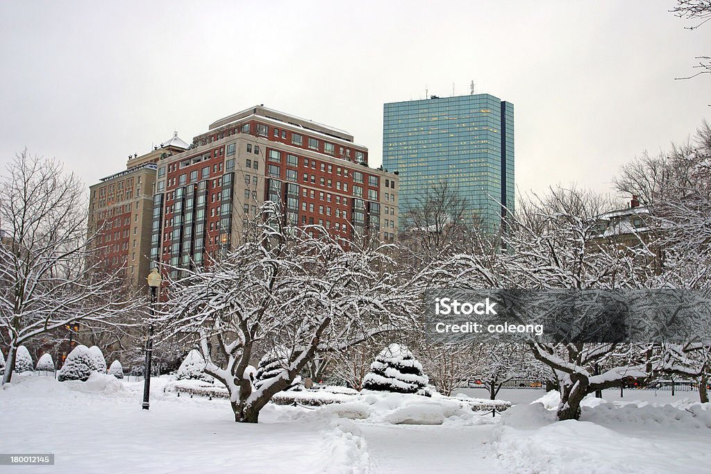 Boston Winter - Lizenzfrei Architektur Stock-Foto