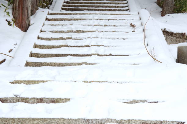 istock Midwinter in Japan, snowy scenery 1800132246