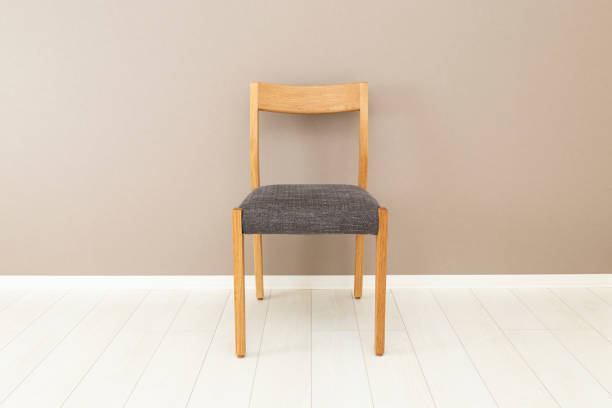istock chair placed in front of the wall 1800157888