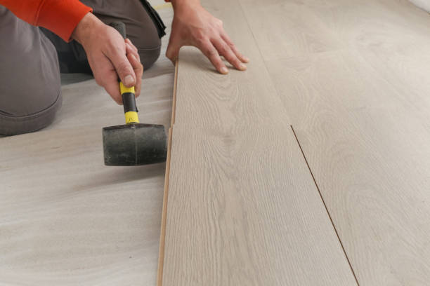 istock Step by step of laminate flooring installation 1800185037