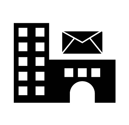post office icon, vector best flat icon.