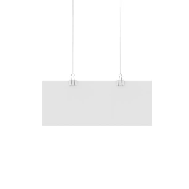 istock Paper Poster 3D Rendering Isolated White Background 1800283145