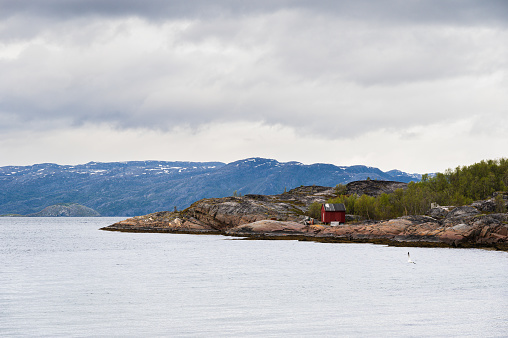 northern Norway landscape during springtime