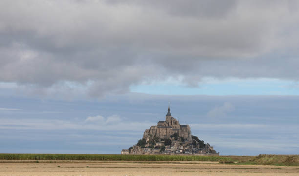 istock Normandy plain panorama and the famous Mont Saint Michel Abbey 1800316670