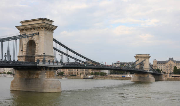 istock Chain Bridge in Budapest In Hungary over the River 1800318227