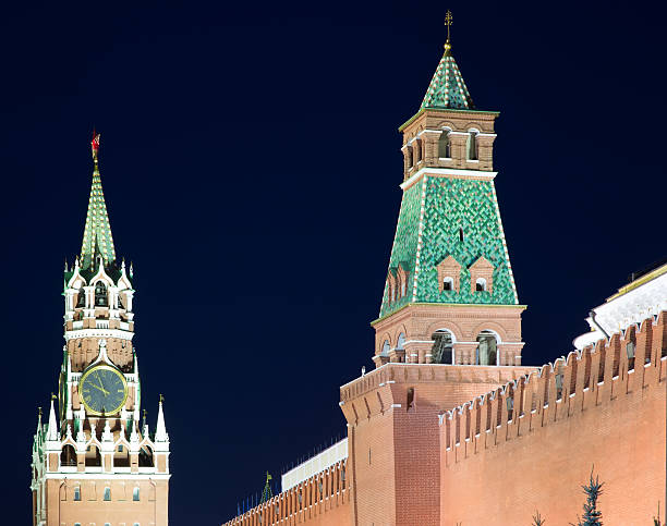 istock Moscow Kremlin by night, Russia 180032647