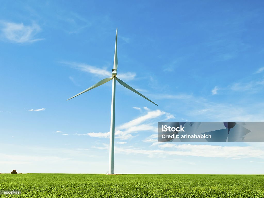 Wind turbines farm Wind turbines farm in Eastern Colorado. Agriculture Stock Photo