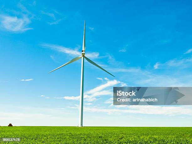 Wind Turbines Farm Stock Photo - Download Image Now - Agriculture, Blue, Colorado