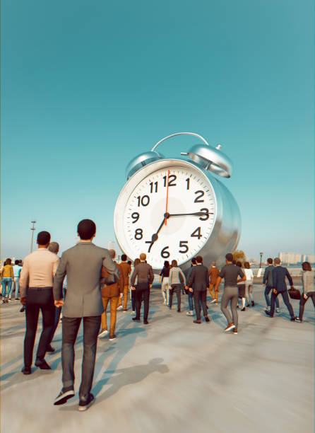 istock Commuters in Business Attire Rush to Beat Their Deadline at Work 1800443648