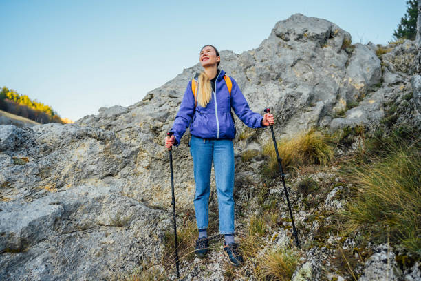 istock Woman on hiking 1800452689