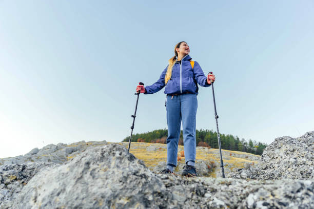 istock Woman on hiking 1800452696
