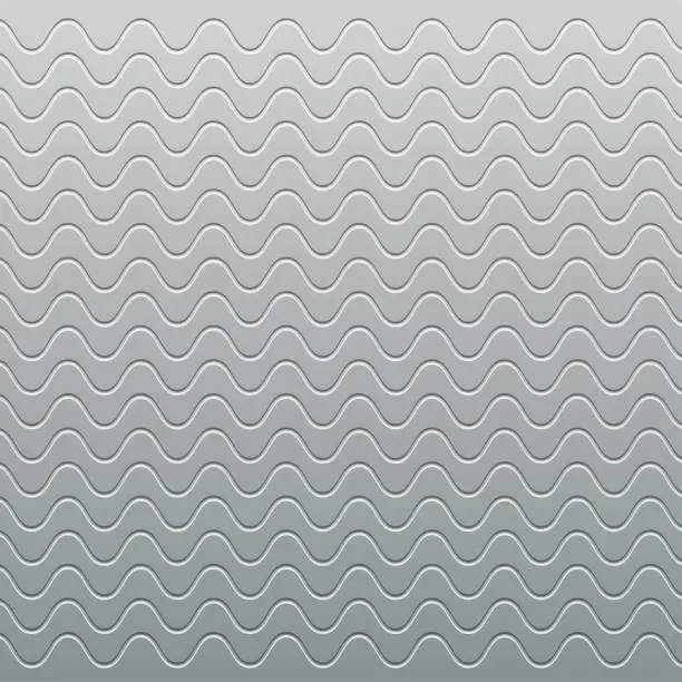 Vector illustration of Vector abstract wavy lines pattern illustration background