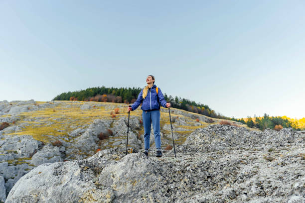 istock Woman hiker admiring the view 1800455435
