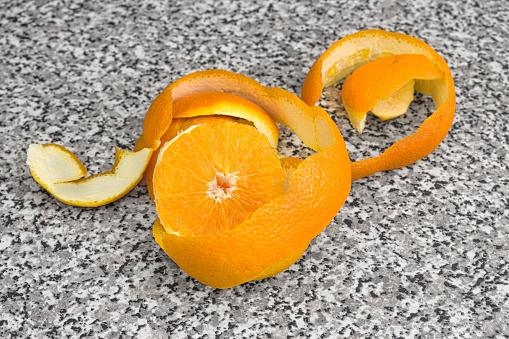 Orange and lemon zest ready to cook