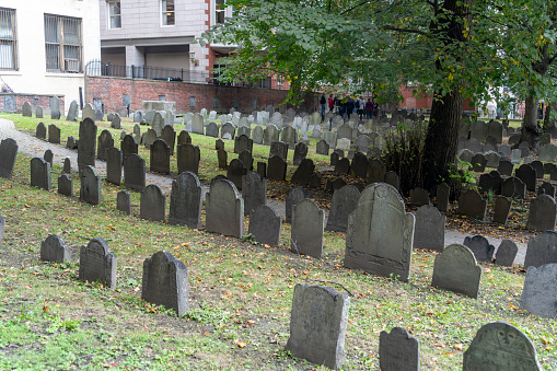 Granary Burying Ground, Boston, Massachusetts.