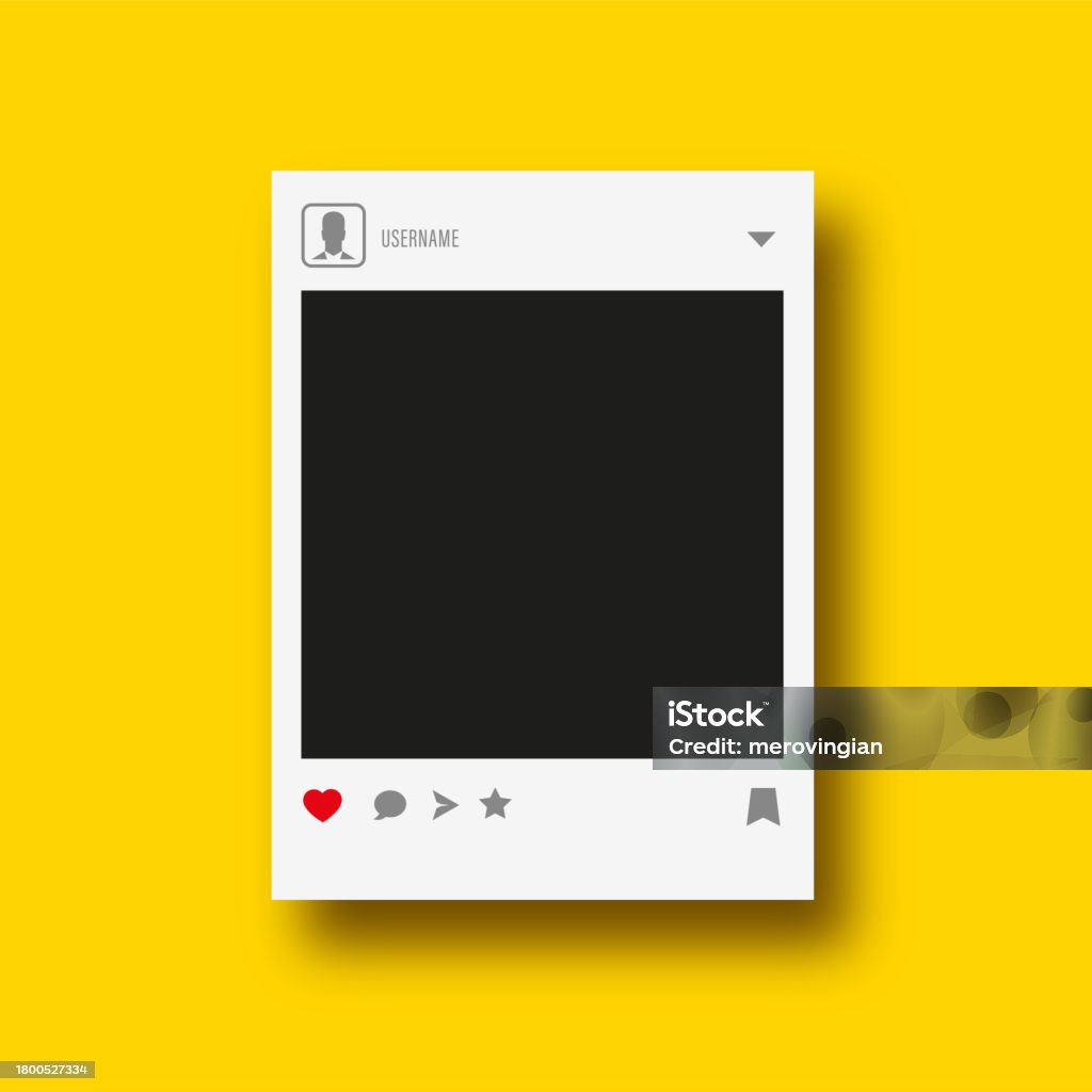 Frame Post. Add Photo Frame For Social Media Designs Post Template Framework Insert ...