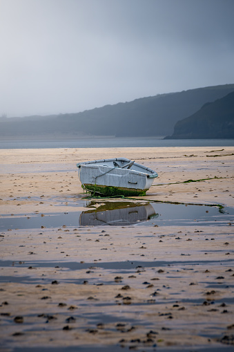 Taken at low tide in St Ives harbour, Cornwall,.