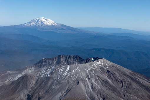 Mount Shasta volcano, CA