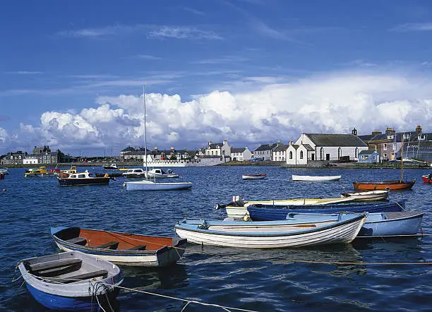 The picturesque hamlet of Isle of Whithorn nestles in the southern edge of Dumfries & Galloway on The Solway Firth and is a popular tourist getaway.