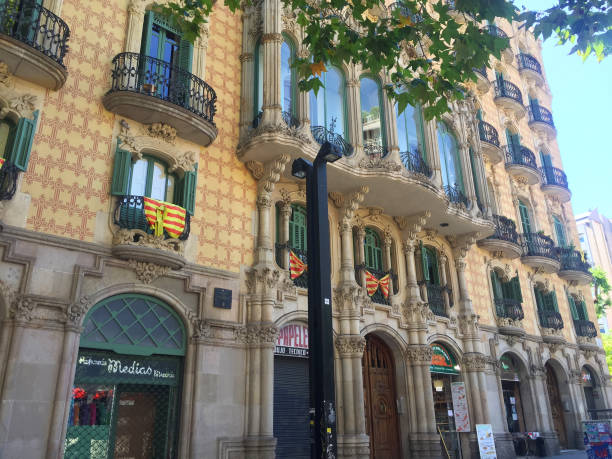 barcelona, españa - cadafalch fotografías e imágenes de stock