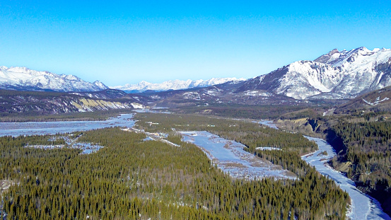 Whether traveling by car, plane, train, or drone, those who visit Alaska will stand in awe of the beauty that surrounds this state. The views from a drone offer a different perspective of the beauty of Matanuska Valley.