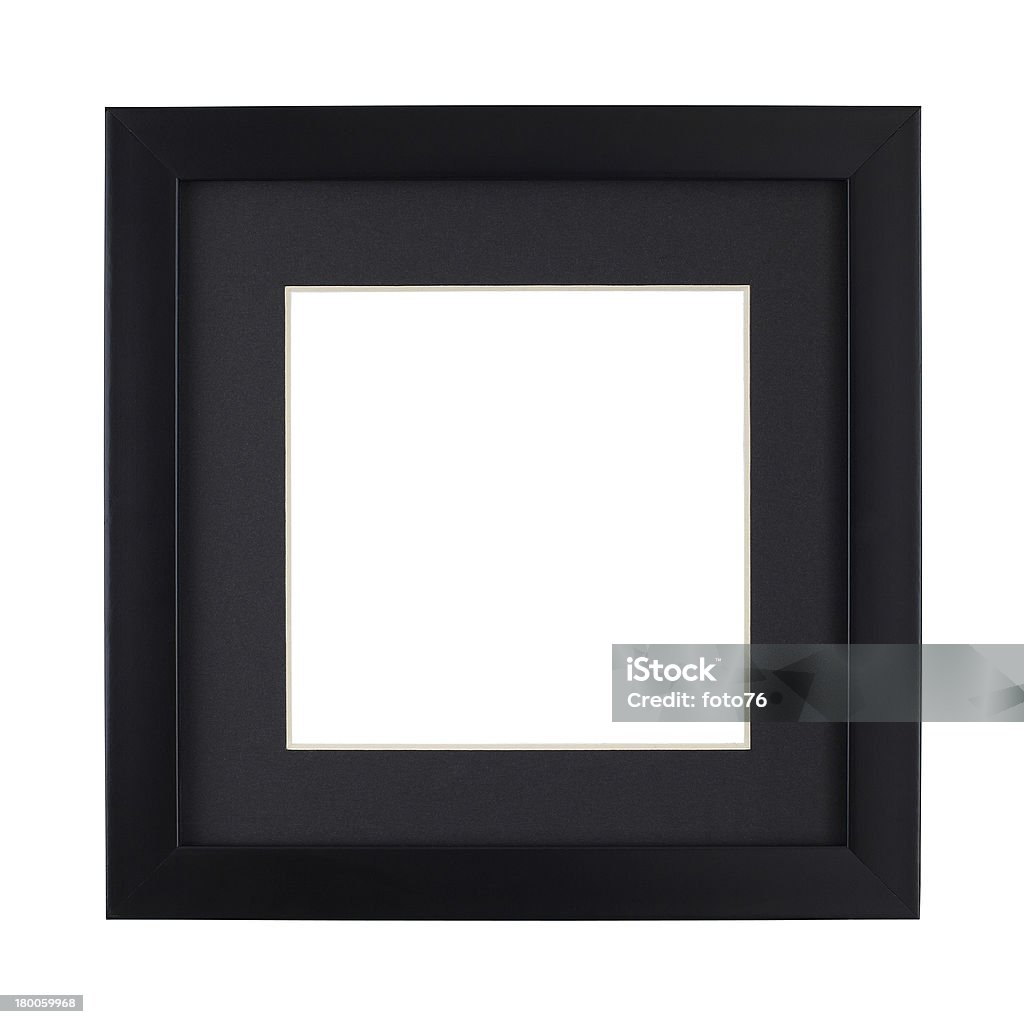 モダンなブラックの写真フレーム、クリッピングパス - カットアウトのロイヤリティフリーストックフォト