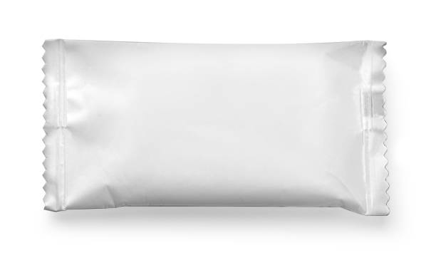istock Top view of an empty plastic snack bag 1800613791