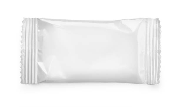 istock Top view of an empty plastic snack bag 1800613795