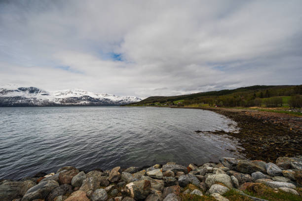 northern Norway landscape during springtime