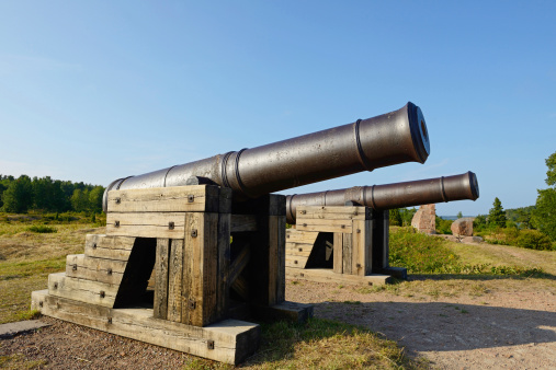 Guns of Bomarsund fortress
