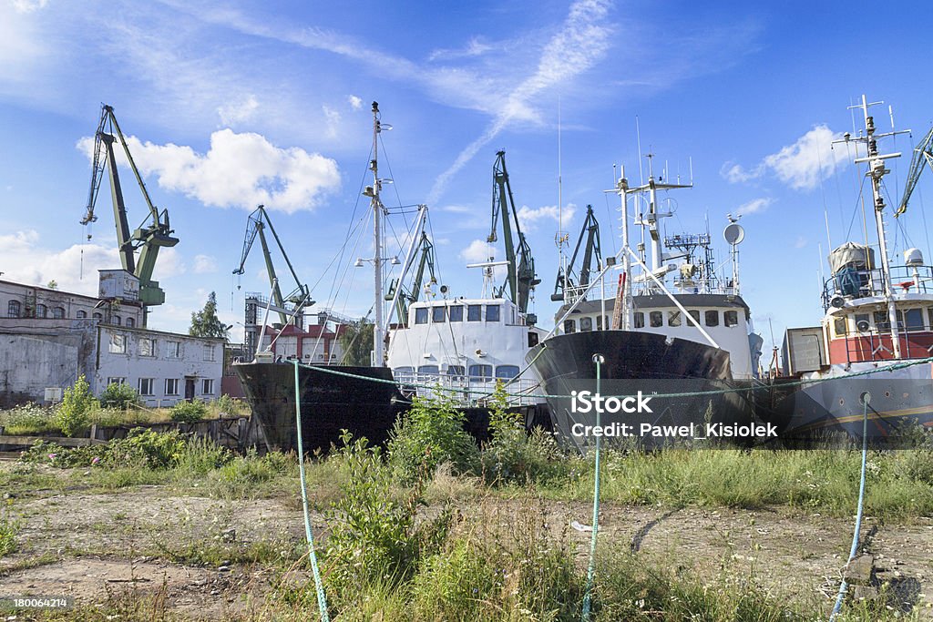 Faillite chantier naval de Gdansk - Photo de Affaires libre de droits