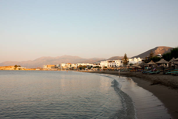 istock Mediterranean Beach Resort at Sunset 180064633