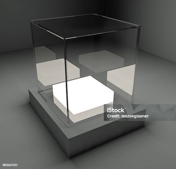 Photo libre de droit de Verre Vide Vitrine 3d Dun Espace Dexposition banque d'images et plus d'images libres de droit de Affaires - Affaires, Ameublement, Arranger