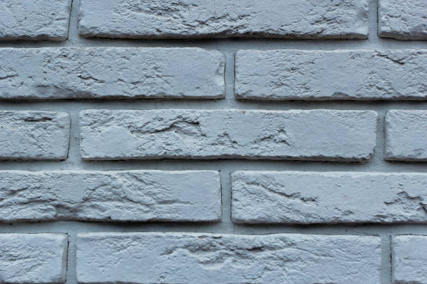 istock Photo texture gray brick and white seams. 1800682905