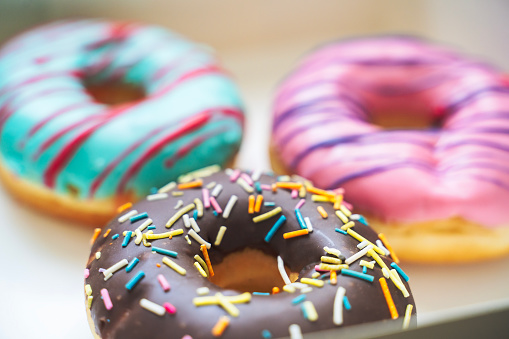 Doughnuts close-up