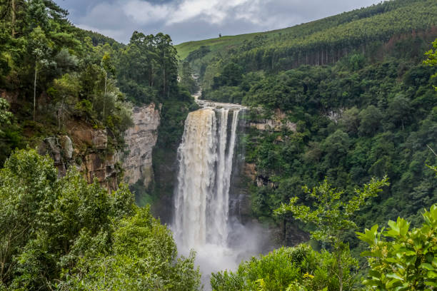 istock Karkloof waterfall in midlands meander KZN 1800721879