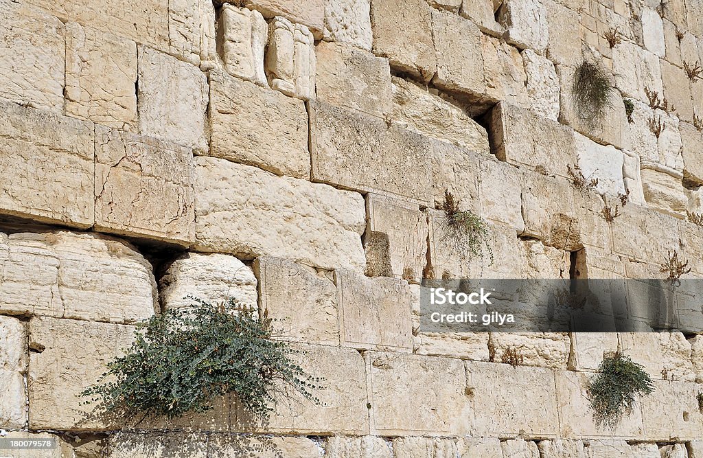 Partie du mur des lamentations de Jérusalem, Israël - Photo de Ancien site du Temple de Jérusalem libre de droits