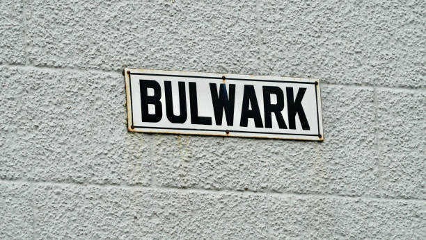 istock Bulwark street sign in Brecon town centre 1800854592