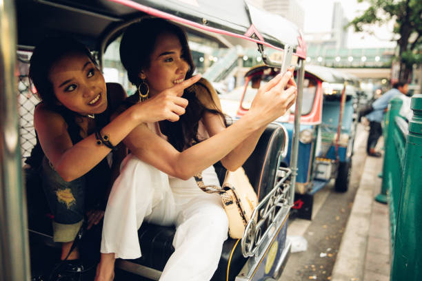 istock Two friends in Bangkok 1800866732