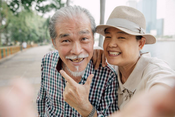 istock Senior couple enjoying a vacation together 1800872475