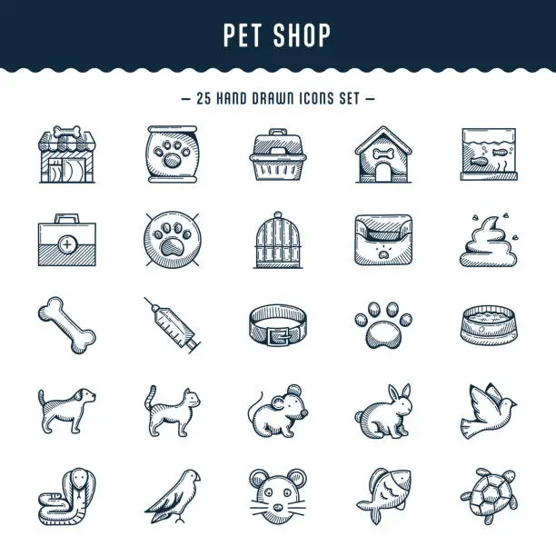 Vector illustration of Pet Shop