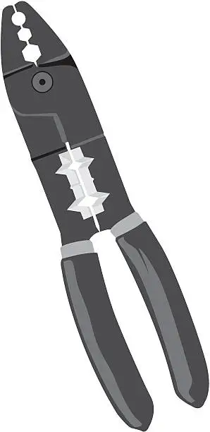 Vector illustration of Wire Cutters