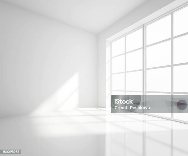 White Room Stock Photo - Download Image Now - Abstract, Architecture, Backgrounds